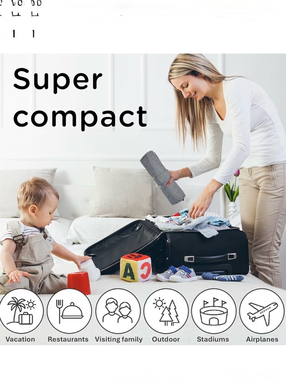 Liuliuby Compact Travel High Chair • New in Package • For babies under 30lb - Picture 5 of 7
